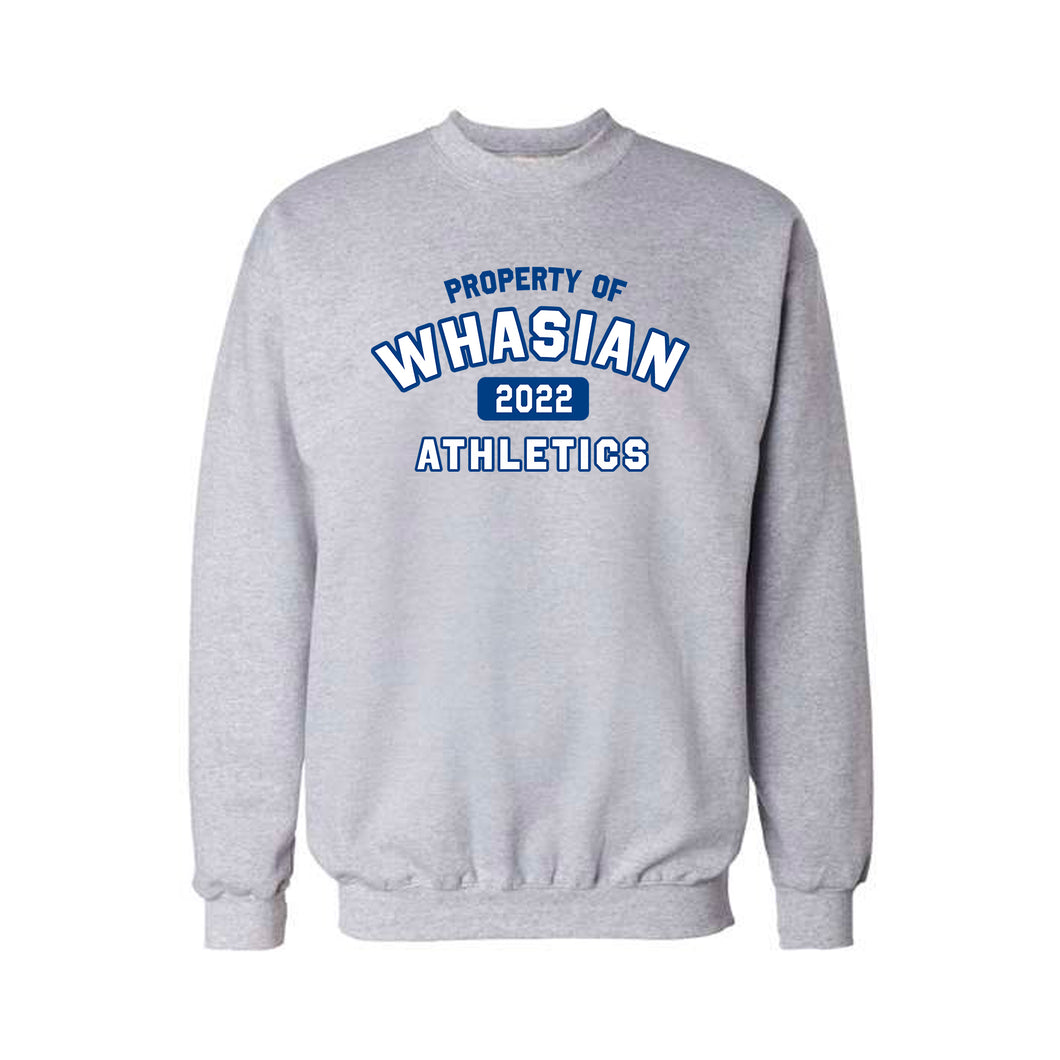 WHSN Athletics Crewneck - Gray